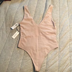 Aritzia contour deep-v bodysuit!
